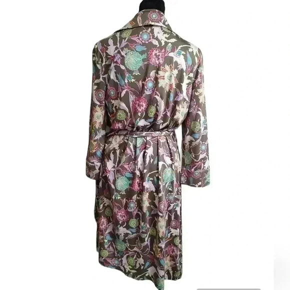 Diane vonFurstenberg maternity silk floral wrap midi dress - Picture 2 of 4